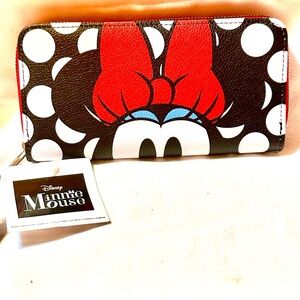 Disney Minnie Mouse Polka Dot Wallet - Red, Black, White